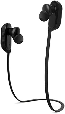 Bluetooth Headphones, Wireless Bluetooth 4.1 Stereo In-Ear Noise Cancelling Sweat-proof, Sport/Running Earbuds/ Headset with Built-in Mic for iPhone, Android and Other Smartphones(Black)