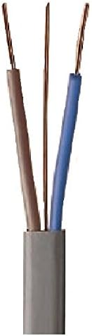 Branded 2.5mm Twin & Earth Cable 10m Grey 3 Core 24A Copper for Appliances