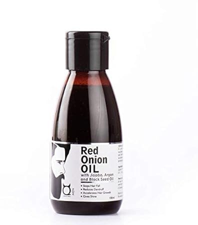 Buy Qraa Men Red Onion Hair Oil With Jojoba Argan Black Seed