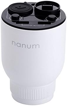 Car Aroma Diffuser Portable Meita Mini Air Freshener Cleaner Filter USB Charger Suit Air Purifier for Auto Home Office 3 Color (white)
