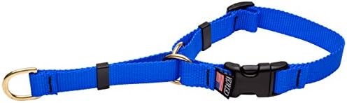 CetaceaSoft Martingale Collar with Quick Release, Medium, Blue