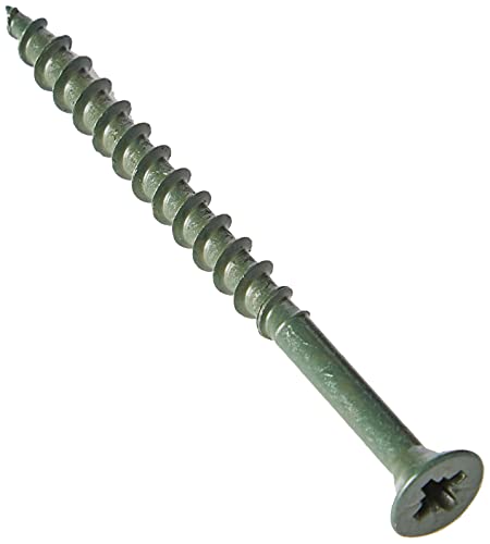 ForgeFix Countersunk Decking Screws | 4.5 x 60mm | Green | Box 200