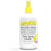CurlyKids Curly Spray Condish Leave-In Conditioner for Kids, 8oz | Moisturizes &amp; Softens Kinky, Coily, Wavy &amp; Frizzy Hair, Lightweight Daily Hydration