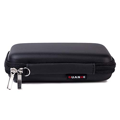TSA Approved USB Flash Drive Memory Card Hard Drive Case Compact Travel Passport Hard Shell Carry On Portable Security Pack Secure Shockproof Electronic Accessories Organizer Holder Bag Black - Thumbnail 7