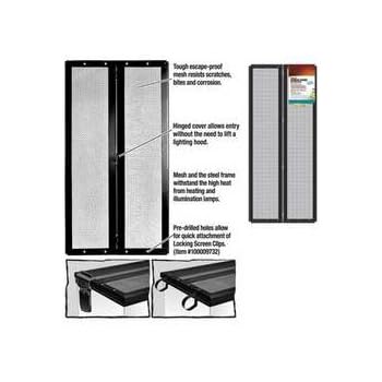 Amazon.com : Zilla Reptile Fresh Air Screen Cover with Hinged Door, 30
