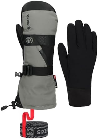 Amazon.com: Burton Men's GORE-TEX Under Mittens, Gray Heather