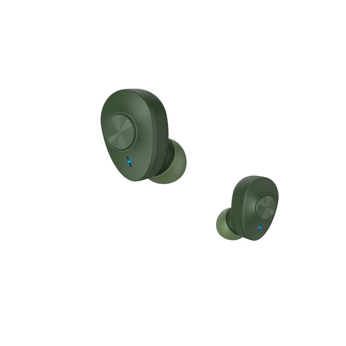 Hama Freedom Buddy Bluetooth Headphones (True Wireless, TWS, In-Ear Headphones, Wireless Headphones, Wireless Bass Boost, Wireless Headphones, Earbuds, Voice Control, with Charging Box) Green