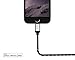 Nekteck Compatible with iPhone X/XS Max/ 8 7/ 7Plus 6s / 6/ Plus SE iPad Pro Air 2 Mini 4/3 iPod 5 to USB Cable Charger, Nylon Braided Cord 3.3ft/ 1m – Black