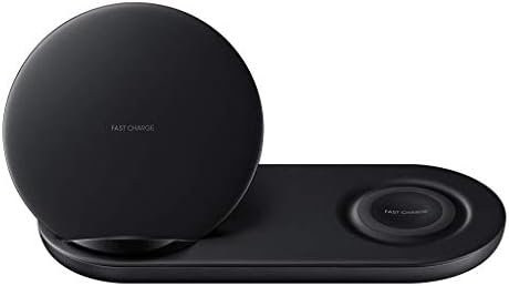 CAOQAO 1X Stand Wireless Charger And Type C USB power cable 2 in 1 Fast Charging Wireless Charger Pad For Samsung Galaxy S10/S10+ for Samsung S2/S3 watch