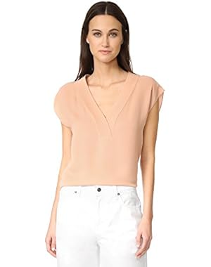 Theory Women's Orwin V Neck Top