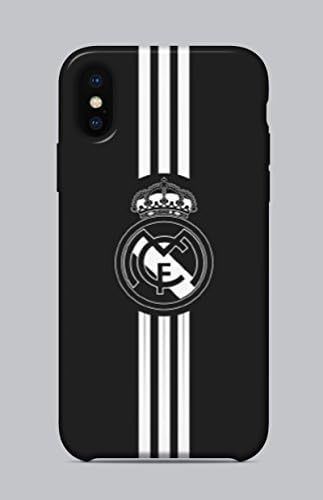 Ultra Slim Transparent Plastic Soft Silicone Gel TPU Rubber Bumper Protective Back Case Cover for Iphone X-Xs BRANDS 013 REAL MADRID