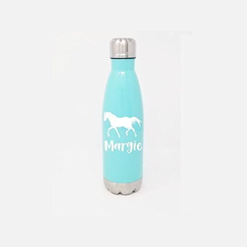 Personalized Horse 17oz Double Wall Vacuum Insulated Stainless Steel Bottle - Custom - Name