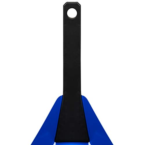V7 Kehr-Schaufel mit Gummilippe zum Aufsammeln von Schmutz, Zubehör für V7 Hand-Feger, blau – Bild 3