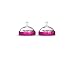 Baby Brezza Baby Bottle Replacement Parts - 2 Pack of BPA Free Replacement Tops - Fast Flow Nipple - Pink