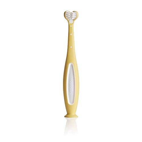 Fridababy SmileFrida The ToothHugger, The 3-Sided Toddler Tooth Hugging Toothbrush Designed to Clean All Sides of The Teeth at Once