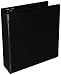 Wilson Jones Heavy Duty D-Ring View Binder, 3 Inch, 8.5 Inch x 11 Inch Sheets, Customizable, Black (W385-49B)