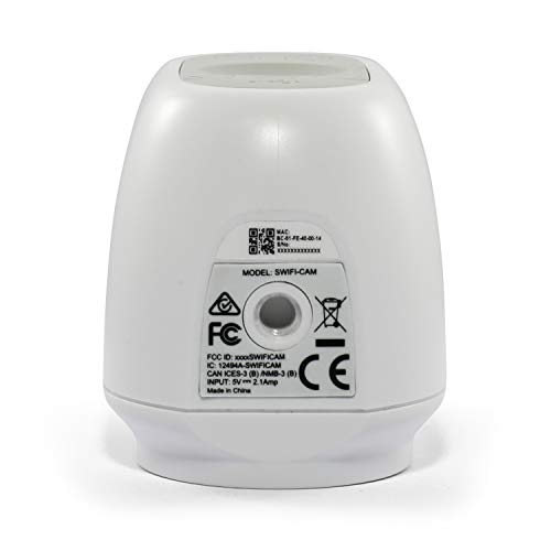 Swann-1080p-Full-HD-Wire-Free-Security-Camera-with-Heat-and-Motion-Sensing-and-Two-Way-Audio-Works-with-Google-Assistant-and-Alexa-White-Pack-of-2