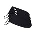 Drawstring Locked Travel Shoe Bag Set, Reinforced Flexible Fabric for Packing and Home Storage (Economy 4pack, black)