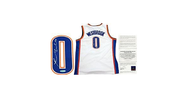 westbrook signed jersey