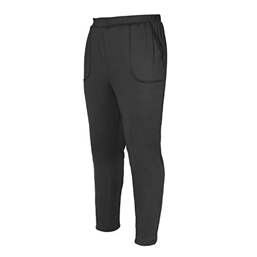 FERNIDA Electric Heated Thermal Trouser Outdoor Exercise Heating Warm Pants for Women/Men/Senior(Battery Included) (Black, M