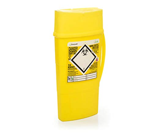 CLICK MEDICAL SHARPS BIN 0.6LTR