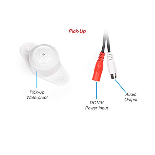 Tonton High Sensitive Weatherproof Preamp Microphone Audio Pickup