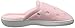 totes ISOTONER Womens Terry Scalloped Embroidered Clog Slippers, M, Pink