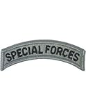 PVT-103, Special Forces Tab, ACU with Fastener (A-1-677) PATCHES & TABS-W/VELCRO