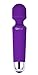 Mini Compact Powerful Multi-Speed Bullet Shape Personal Vibrating Massage Tools,Waterproof Quiet -7 inch (1PCS) (Purple BAR)