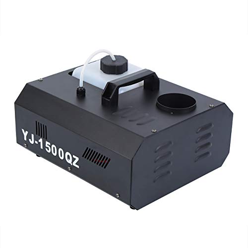 Ridgeyard Vertical Smoker Stage 1500W Fog Machine Up Spray DMX Fogger with Wireless Remote Control for DJ Club Disco Party Theatre Nightclub Stage Effecting (0.53 gal / 2000ml Tank Capacity)