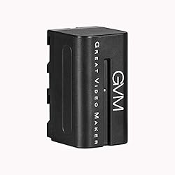GVM 2 Pack NP-F750/770 4400mAh Batteries with