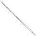 5.5mm 925 Sterling Silver Flat Figaro Link Italian Crafted Nickel Free Chain or Bracelet + Cleaning Cloth