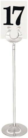 Olympia Table Number Stand Holder with Heavy Base Made of Stainless Steel 305mm, 12"/ 305mm - Image 3