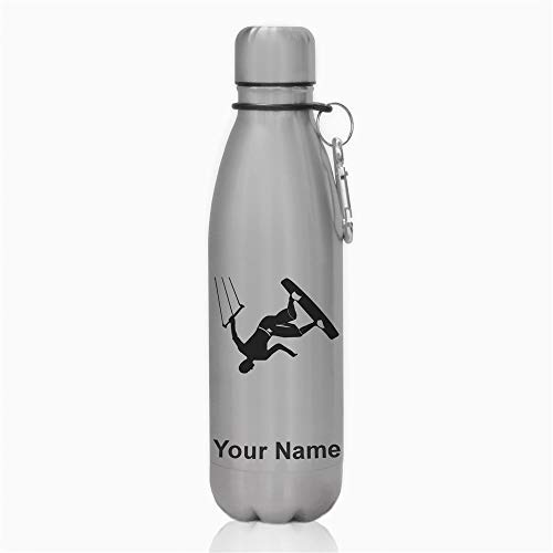Water Bottle, Kite Surfing, Personalized Engraving Included