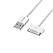 iPhone 4s Charger,Kabe Baer 30 Pin USB Sync and Charging Data Cable for iPhone 4/4s, iPhone 3G/3GS, iPad 1/2/3, iPod - 3.2 Feet 1 Meter-1 Pack
