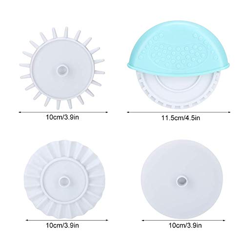 4 stks Gebak Cutter Wiel, Rooster Decoratie Cutter Bakken Accessoires voor Taart Korst Pizza, 4,5 x 3,9 inch - Afbeelding 6