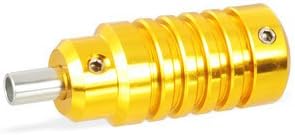 Yellow Notched Aluminum grip, 1" thick