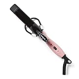 Plugged In Stow 'N Go Ceramic Travel Curling Iron, 1 Inch