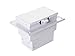 Arlington DBHR1W-1 Low Profile IN BOX Electrical Box with Weatherproof Cover for Flat Surface Retrofit Construction, 1-Gang, Horizontal, White