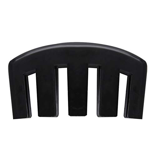 Dalkeyie 1pc Black Heavy Rubber Cello Practice Mute Rubber Mute