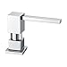Soap Dispenser, Soap Dispenser for Kitchen Sink, Dish Soap Dispenser Chrome, Heavy Duty Soap Dispenser Square Pump Head, Built in Soap Dispenser