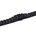 MOTONG Stainless Steel Watch Band Strap For MOTO 360 2nd Gen,Men's 46mm,Come with Quick Release 22mm(5H Black)