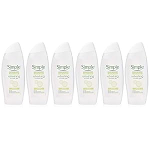 Simple-Kind-to-Skin-Refreshing-soap-free-Moisturising-body-wash-Shower-Gel-for-all-skin-types-500-ml-pack-of-6 Simple Kind to Skin Refreshing UK's #1 facial skin care brand* Shower Gel body wash for all skin types with Vitamin B5 and Glycerin, 500 ml pack of 6