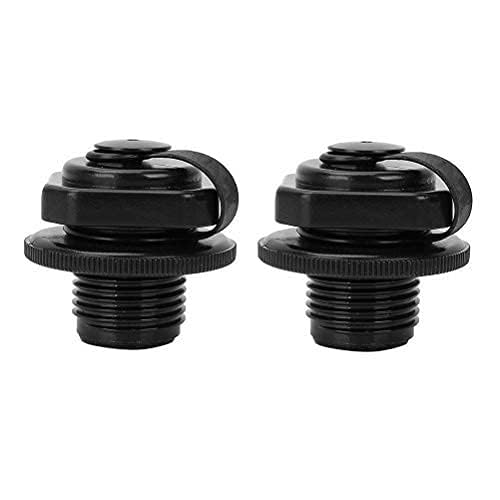 CHJIEJIE Kayak Valve Air Valve Caps Screw Valve Pack of 2 Universal Replacement Fit Air Valve for Inflatable Boats, Air Mattresses, Fishing Boats, Canoes, Boats 22 mm