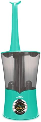 Air Innovations Cool Mist Dual Tank Smart Ultrasonic Humidifier with Remote 120 Hour Run Time Model Mh-801b (Turquoise)