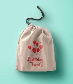 signatives BIRTHDAY TREATS Birthday Party Bags - Happy Birthday Candy Bags - 1st Birthday Candy Bags - Birthday party favor bags - Treat Bag - Favor bags - Hangover kit - Baby Shower bags