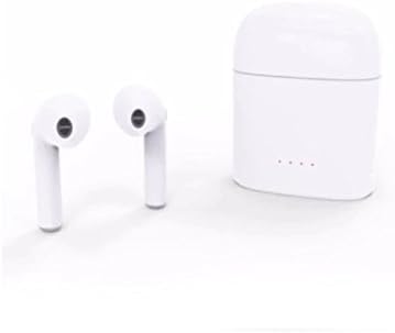 Mini Bluetooth Wireless In-Ear Earphone Headset celling In-ear Earbuds With Mic for Apple iPhone 8, 8plus, X, 7, 7plus ,6s, 6plus（A pair）- White