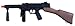 ESG Warehouse Tommy Gun Toy Thompson Machine Gangster Costume Plastic Accessory Noise