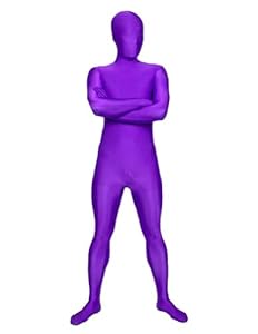 AltSkin Unisex Full Body Spandex/Lycra Suit, Purple, X-Small