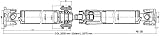 DSS Drive Shaft Assembly Rear Nissan Rogue